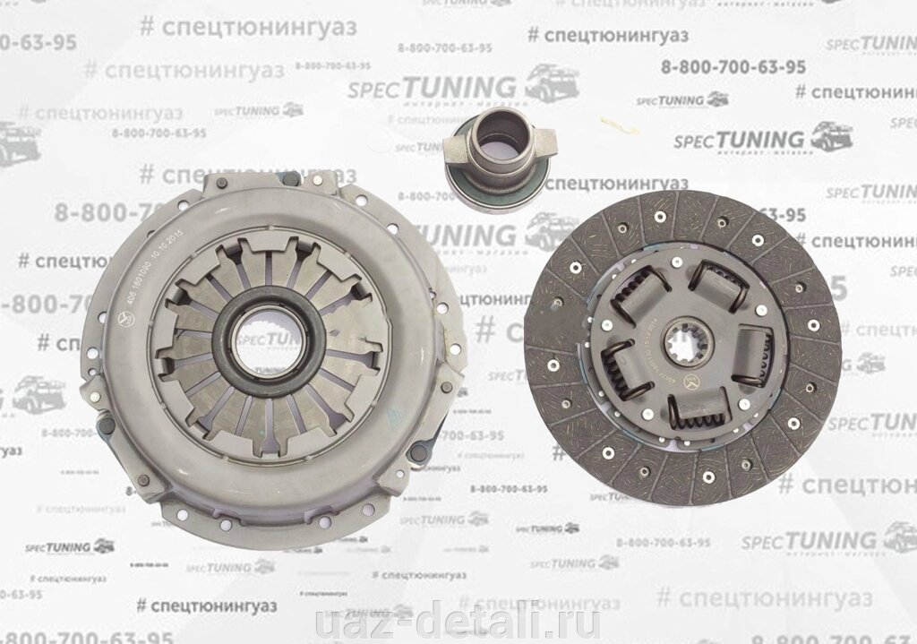 Сцепление в сборе ЗМЗ-409|514 с муфтой (усиленный) от компании УАЗ Детали - магазин запчастей и тюнинга на УАЗ - фото 1