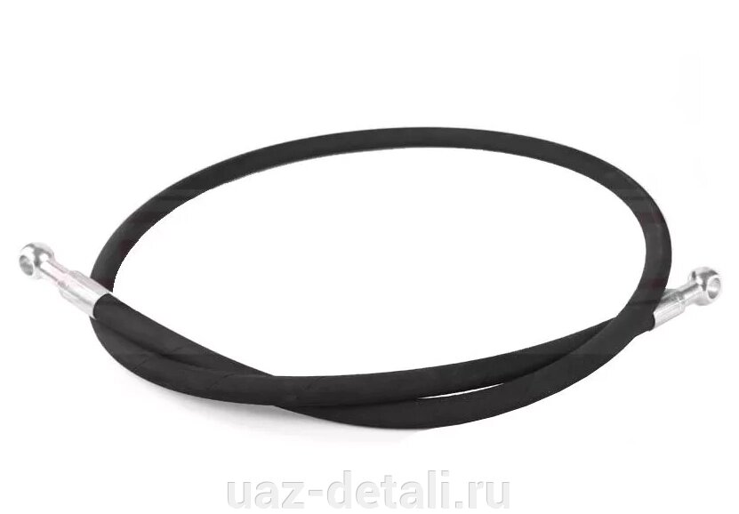 Шланг ГУРа нагнетательный на УАЗ 452 (дв. 4091, кольцо-кольцо, 1590 мм) от компании УАЗ Детали - магазин запчастей и тюнинга на УАЗ - фото 1