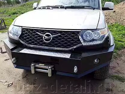 Купить Силовой передний бампер на УАЗ Патриот "РУБИКОН" в интернет ...