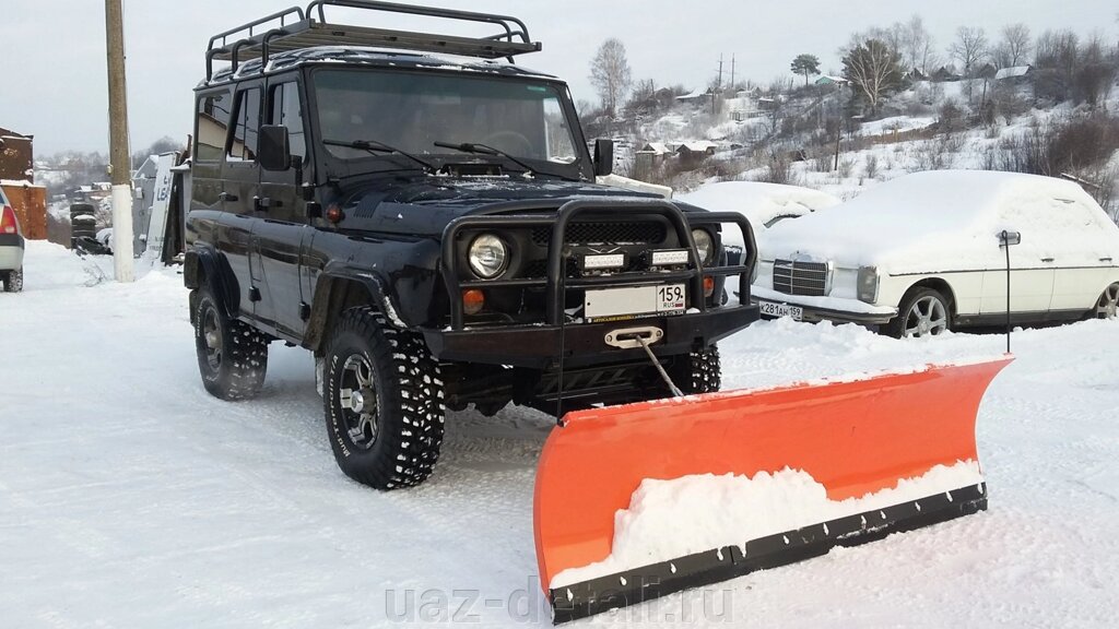 Снегоотвал на УАЗ Хантер от компании УАЗ Детали - магазин запчастей и тюнинга на УАЗ - фото 1
