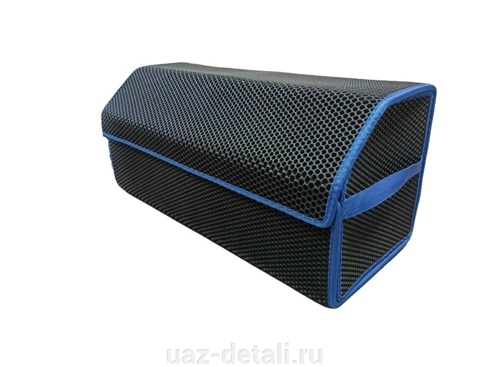 Сумка органайзер EVA в багажник автомобиля (70х30х30) чёрный, синий кант от компании УАЗ Детали - магазин запчастей и тюнинга на УАЗ - фото 1