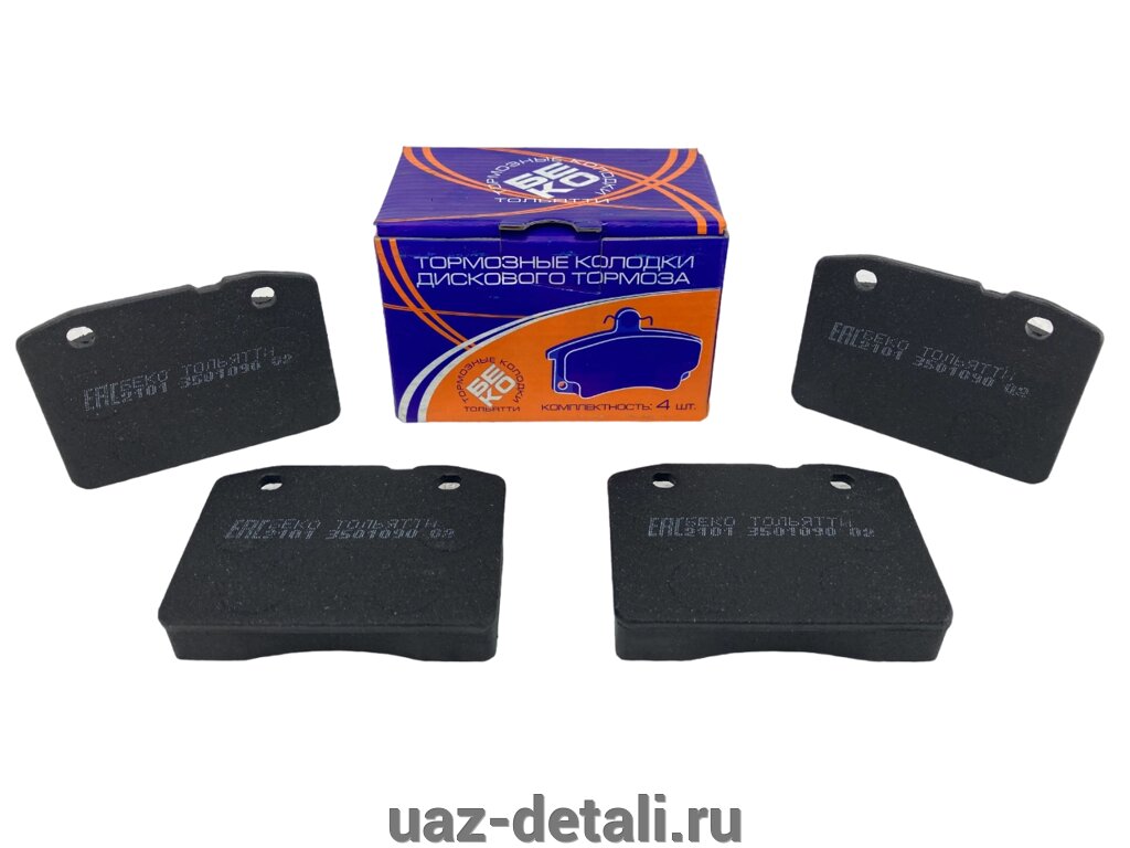 Тормозные колодки дискового тормоза ВАЗ 2101-2107 LADA от компании УАЗ Детали - магазин запчастей и тюнинга на УАЗ - фото 1