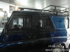 Защита передних боковых окон УАЗ 469, Хантер, Барс