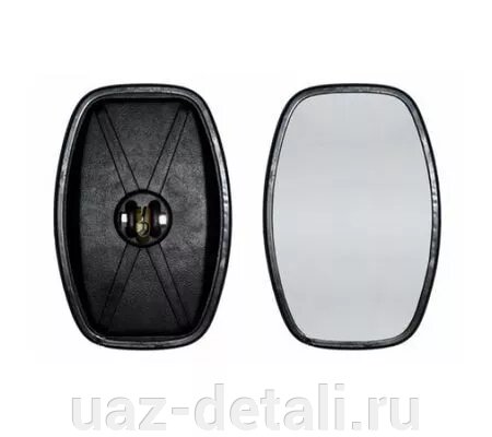 Зеркало УАЗ 469, 452 старого образца 1 шт от компании УАЗ Детали - магазин запчастей и тюнинга на УАЗ - фото 1