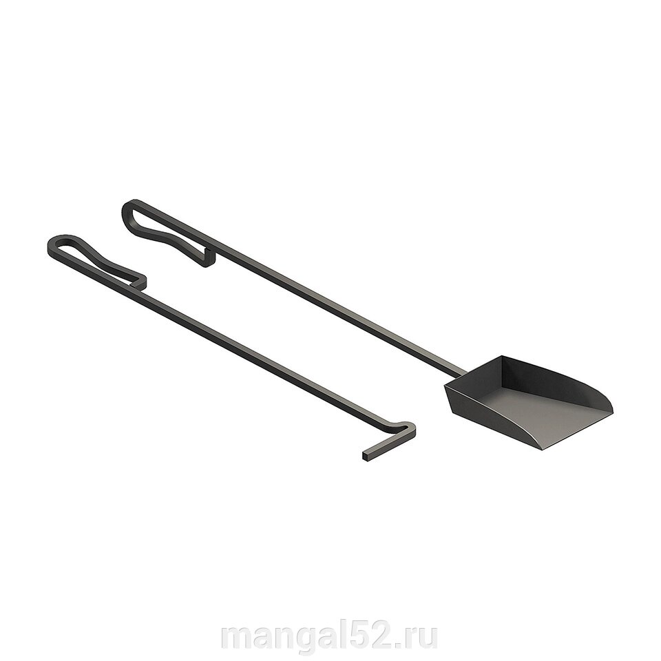 Набор инструментов (совок и кочерга) от компании Магазин товаров для готовки на огне Мангал 52 - фото 1