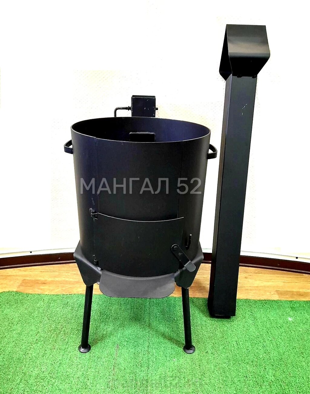 Печь для казана 8-10 л с трубой от компании Магазин товаров для готовки на огне Мангал 52 - фото 1