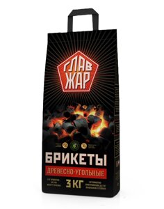 Брикеты древесно-угольные 3 кг в Нижегородской области от компании Магазин товаров для готовки на огне Мангал 52