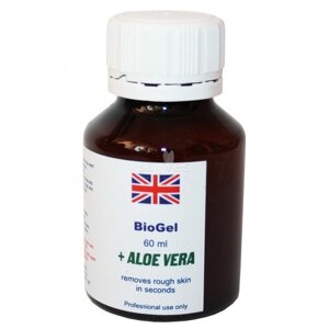 BioGel+Aloe Vera, ремувер для маникюра и педикюра, 60 мл.