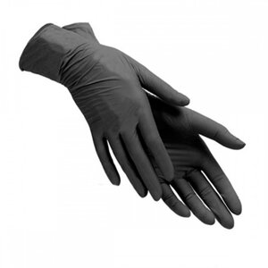 Перчатки нитриловые Benovy XL (черные), 100 шт (50 пар)
