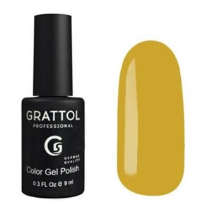 Гель-лак Grattol Color Gel Polish — тон №178 Yellow Mustard