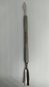 Лопатка маникюрная STALEKS PRO SMART PS-51/2. Пушер скругленный с прямым концом+топорик