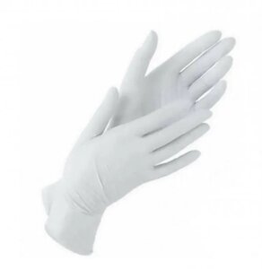 Перчатки нитриловые Nitrile XS (белые), 100 шт (50 пар)
