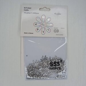 Стразы серебро для дизайна ногтей Lakshani, SS5