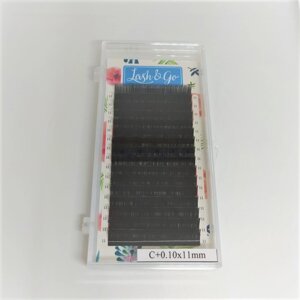 Черные ресницы Lash&Go 0,10/C+/11 mm (16 линий)