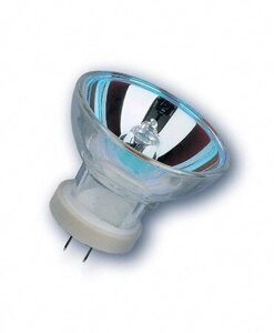 Лампочка галогеновая 12V/75W для фотополимеризационной лампы, контакт плоский