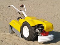 Механизированная уборка песчаных пляжей