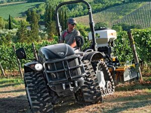 Итальянский гусеничный трактор Antonio Carraro MACH 2R с дугой безопасности ROPS для садов