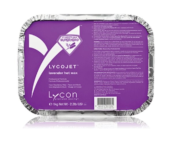 Горячий воск Лайкоджет с лавандой Lycon Lycojet Lavender Wax Суперсильный, 1 кг ##от компании## Lucky Master - ##фото## 1