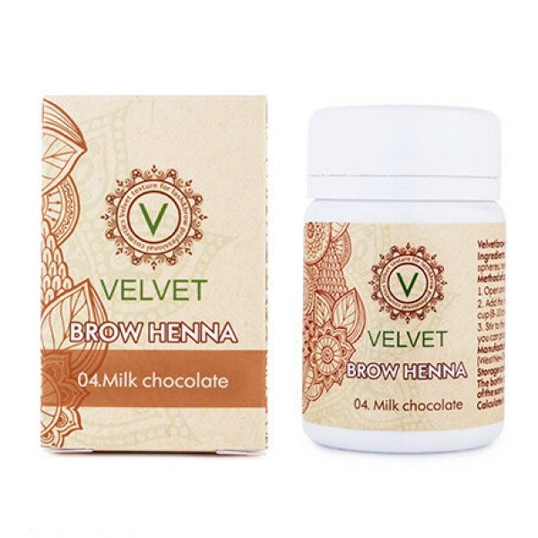 Хна Velvet Brow Henna, 04 milk chocolate (30 капсул) ##от компании## Lucky Master - ##фото## 1
