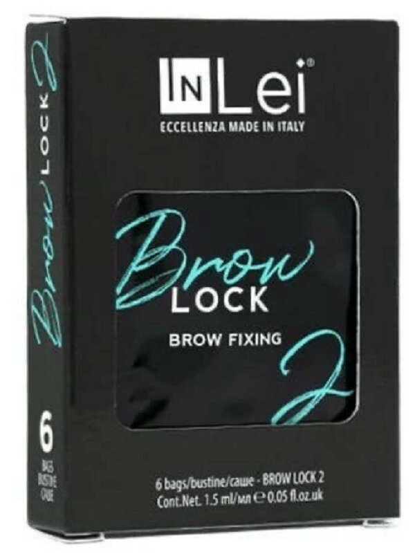 InLei Фиксирующий состав для бровей "Brow Lock 2" упаковка 6 шт Х 1,5 мл от компании Lucky Master - фото 1