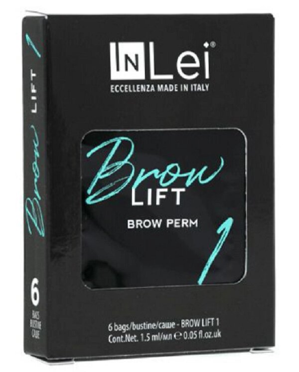 InLei Перманентный состав для бровей "Brow Lift 1" упаковка 6 шт Х 1,5 мл ##от компании## Lucky Master - ##фото## 1