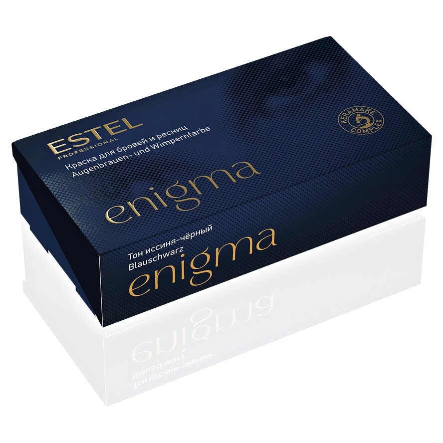 Краска для бровей и ресниц ESTEL Professional ENIGMA тон иссиня-черный от компании Lucky Master - фото 1