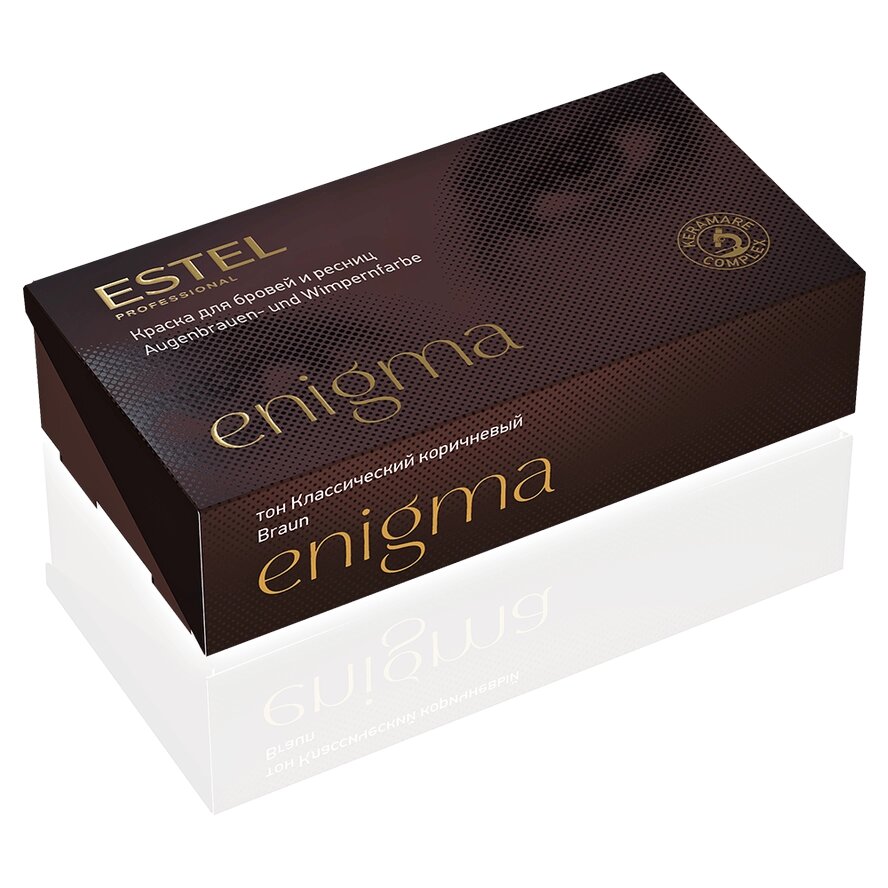 Краска для бровей и ресниц ESTEL Professional ENIGMA тон классический коричневый от компании Lucky Master - фото 1