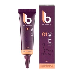 Состав для долговременной укладки бровей №1 LB LIFTING LOTION, туба 5 мл