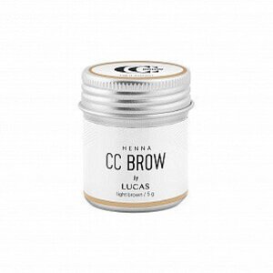 Хна для бровей CC BROW в баночке Light Brown, 5 гр