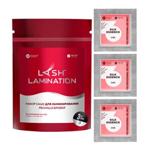 Innovator Cosmetics, Набор с составом №3 для ламинирования ресниц и бровей Silk Essence SEXY LAMINATION