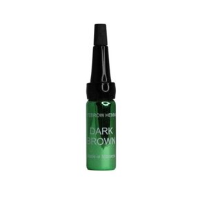 Хна для бровей DARK BROWN EkkoBeauty