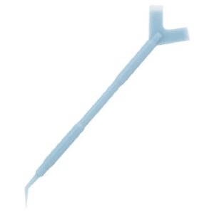 Палочка для наращивания и завивки ресниц с аппликатором (голубая) EVABOND