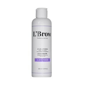 Обезжириватель Cleanser для бровей L`Brow 200 мл (Лаванда)