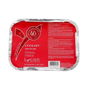 Горячий воск Лайкоджет Рубиновый Lycojet Ruby Hot Wax, Lycon, 1 кг