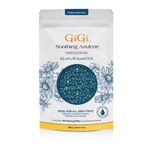 Азуленовый воск в гранулах для чувствительной кожи Soothing Azulene Wax Beads, 396 гр., GiGi
