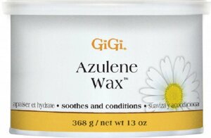 Воск азуленовый для чувствительной кожи Azulene Wax, GiGi, 368 гр
