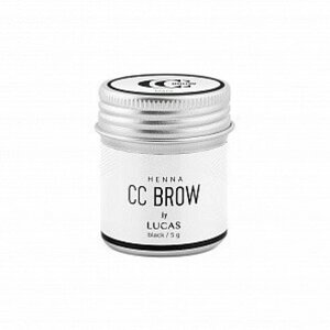 Хна для бровей CC BROW в баночке Black, 10 гр