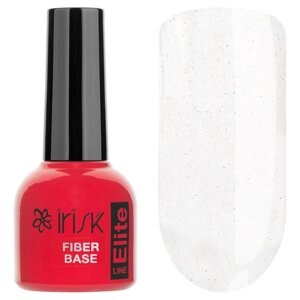 БАЗА ДЛЯ ГЕЛЬ-ЛАКА АРМИРУЮЩАЯ ELITE FIBER BASE, 10МЛ IRISK (01 CLEAR PINK), Irisk