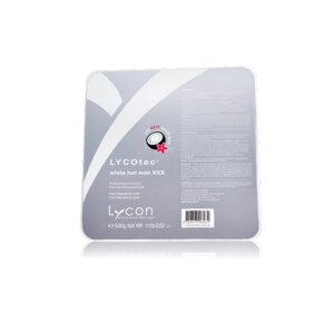 Горячий Белый воск с ароматом Кокоса - Гипоаллергенный для всех типов кожи Lycon, LYCOtec White Hot Wax, 500 г