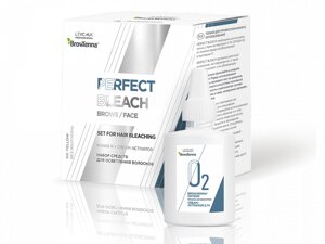 Профессиональный набор средств для осветления волосков Perfect Bleach, BrowXenna
