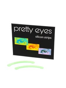 Компенсаторы для ламинирования ресниц Pretty eyes, зеленые