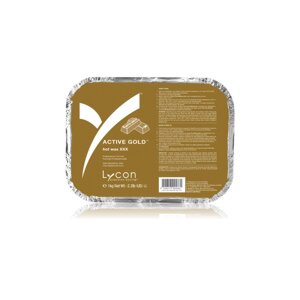 Горячий воск Золотой Сильный Lycon, Active gold Hot Wax, 1 кг