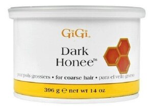 Воск медовый для грубых волос Dark Honee, GiGi, 396 гр