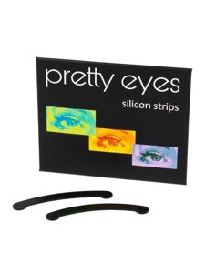 Компенсаторы для ламинирования ресниц Pretty eyes, черные