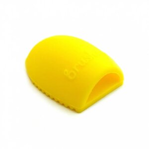 Мини-перчатка для мытья кистей - желтая