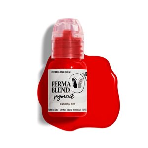 Пигмент для татуажа губ Passion Red 15 мл Perma Blend