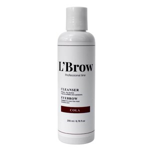 Обезжириватель Cleanser для бровей L`Brow 200 мл (Кола)