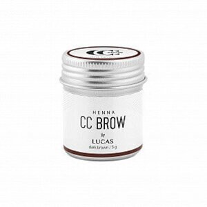 Хна для бровей CC BROW в баночке Dark Brown, 5 гр