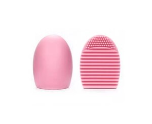 Силиконовая щеточка для очищения кистей Lovely розовая
