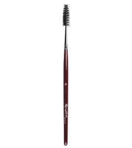 Щёточка для бровей Roubloff beauty/ ручка бордовая
